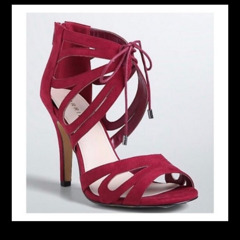 Torrid Scallop Lace Up Heels